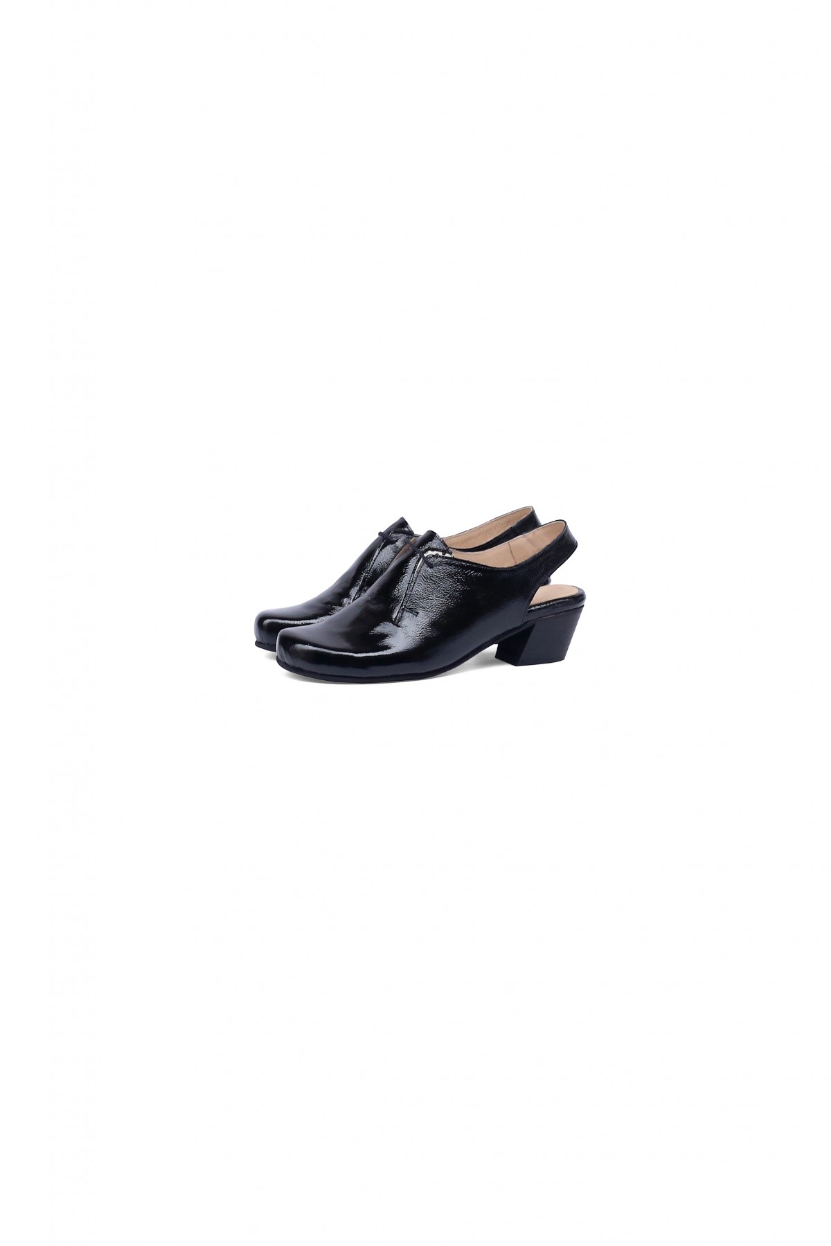 Ladies black leather on sale clogs